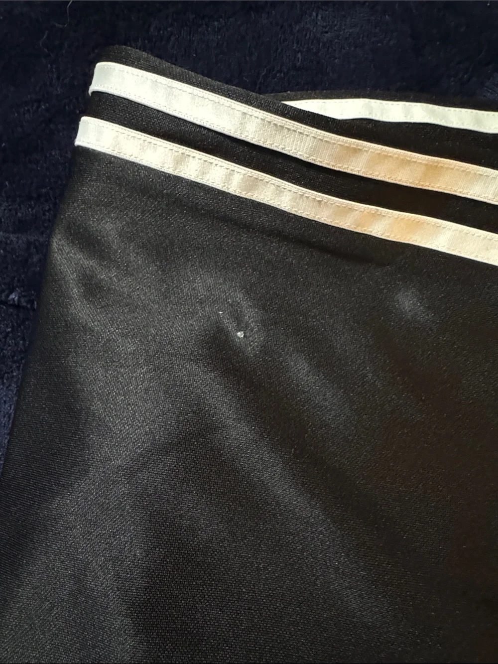 Men’s adidas Black Joggers with White Stripe Accents size XL